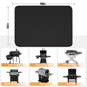 Amerbro grill mats provide deck-protection against spills and stains on patios