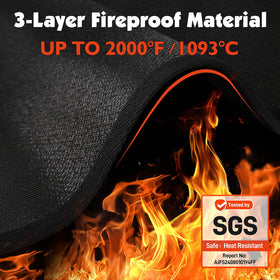 Amerbro grill mats offer oil-proof cleaning for quick outdoor cleanup