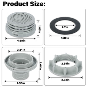 Ameri 10744 large filter part for effective debris capture