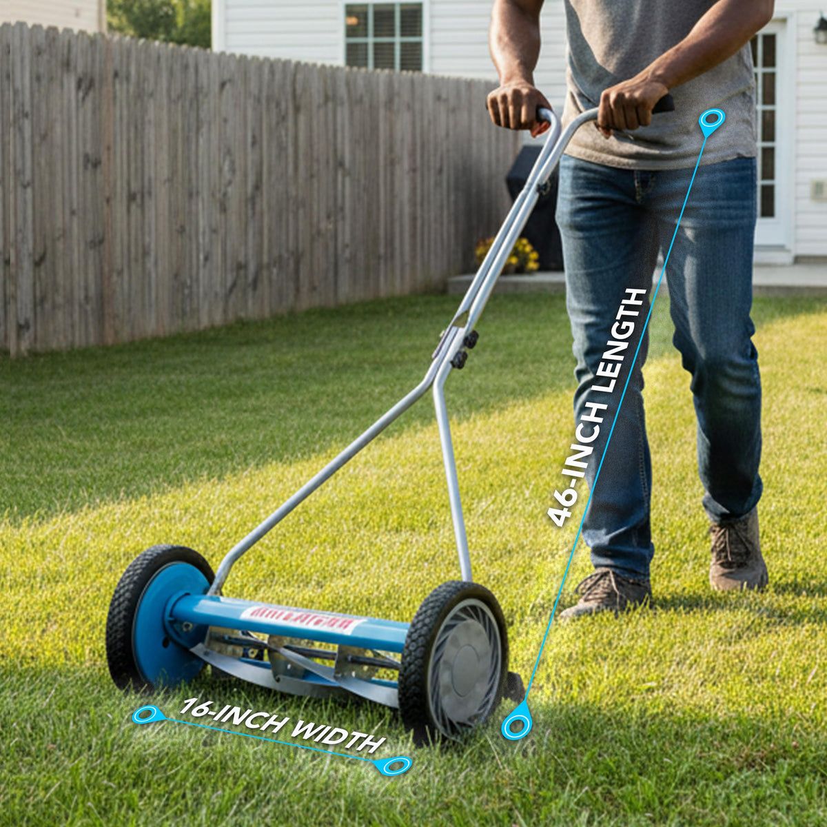 Height adjustable from 0.5in to 2.5in for seasons.