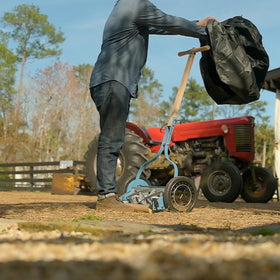 American Lawn Mower Company garage or outdoor storage solution keeps reels pristine