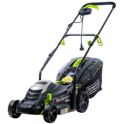 American Lawn Mower Company 50514 shows the 14-inch cut width for quick small-yard trims.