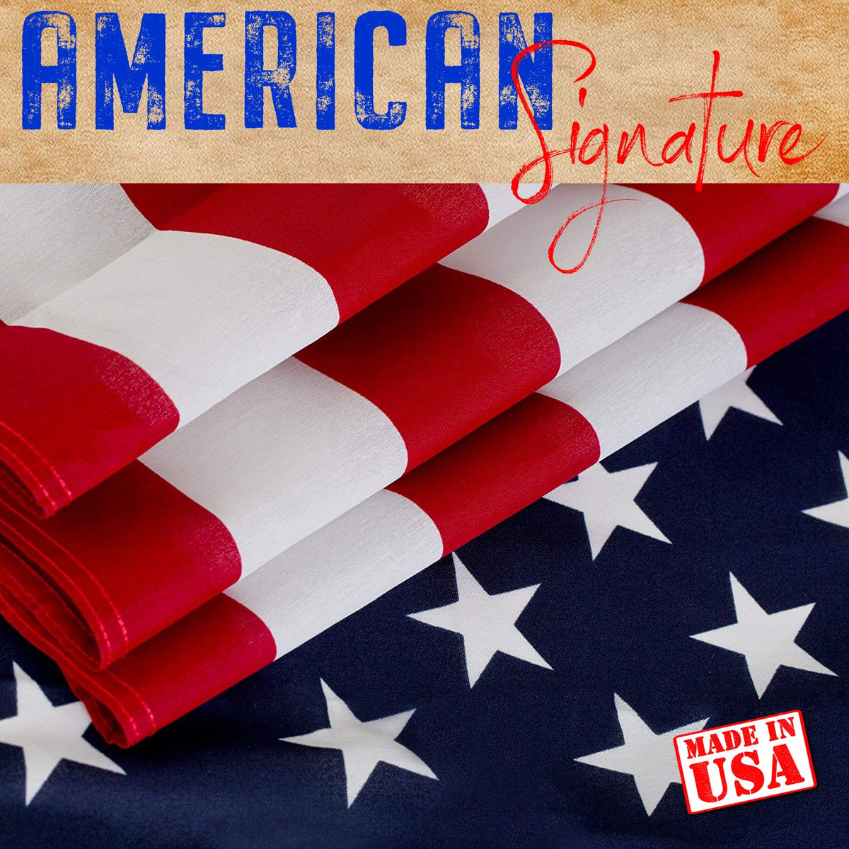 American Signature 6ft aluminum flag pole ready for quick, tangle-free setup