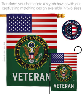 Americana Home & Garden durable double-stitched flag with lasting sleeve hang.