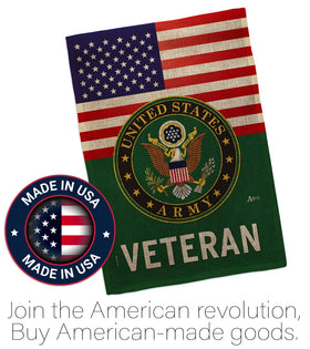Americana Home & Garden made-in-USA flag showcasing durable craftsmanship.