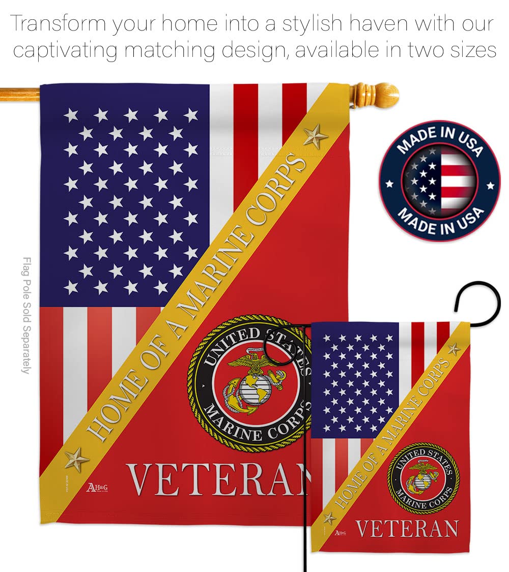 Americana Home & Garden flag features double-stitched construction for durable outdoor displays.