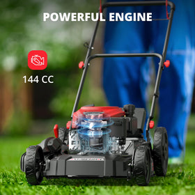 AMERISUN 21-inch mower 2-in-1 cutting system offers mulching versatility