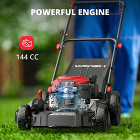 AMERISUN 6-level height adjustment for tailored cutting on varied terrain.