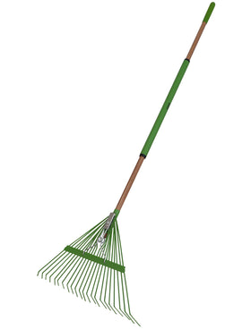 AMES 22-tine steel leaf rake head for durable lawn cleanup.