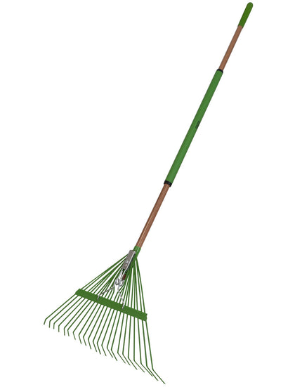 AMES 22-tine steel leaf rake head for durable lawn cleanup.