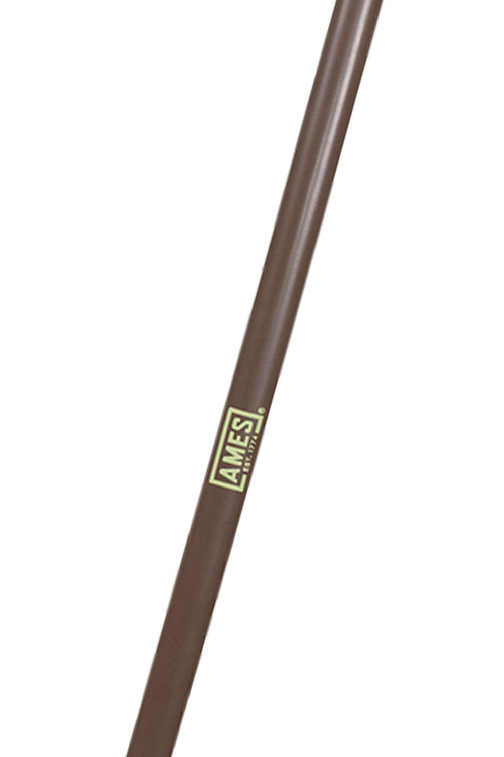 AMES serrated blade slices grass and earth efficiently for one-step edging results.