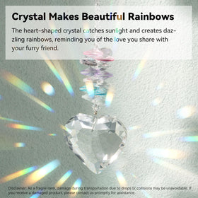 AMETHUARTZ 40mm crystal ball glows with vivid colors when sunlight passes through.