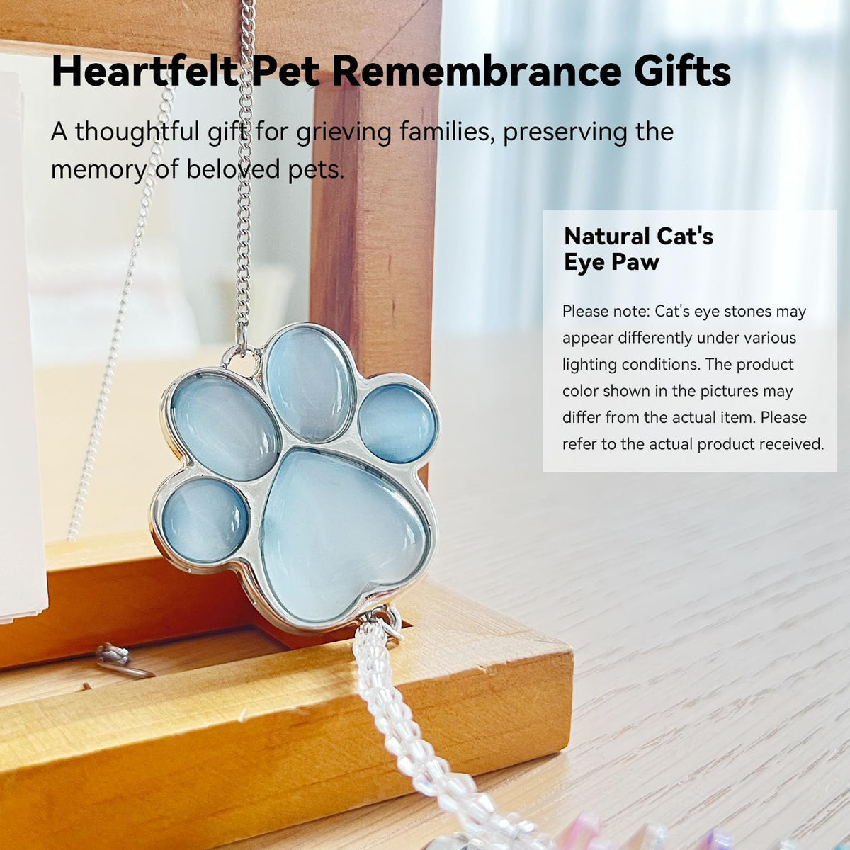 AMETHUARTZ window display suncatcher brings gentle color to sunlit windows.