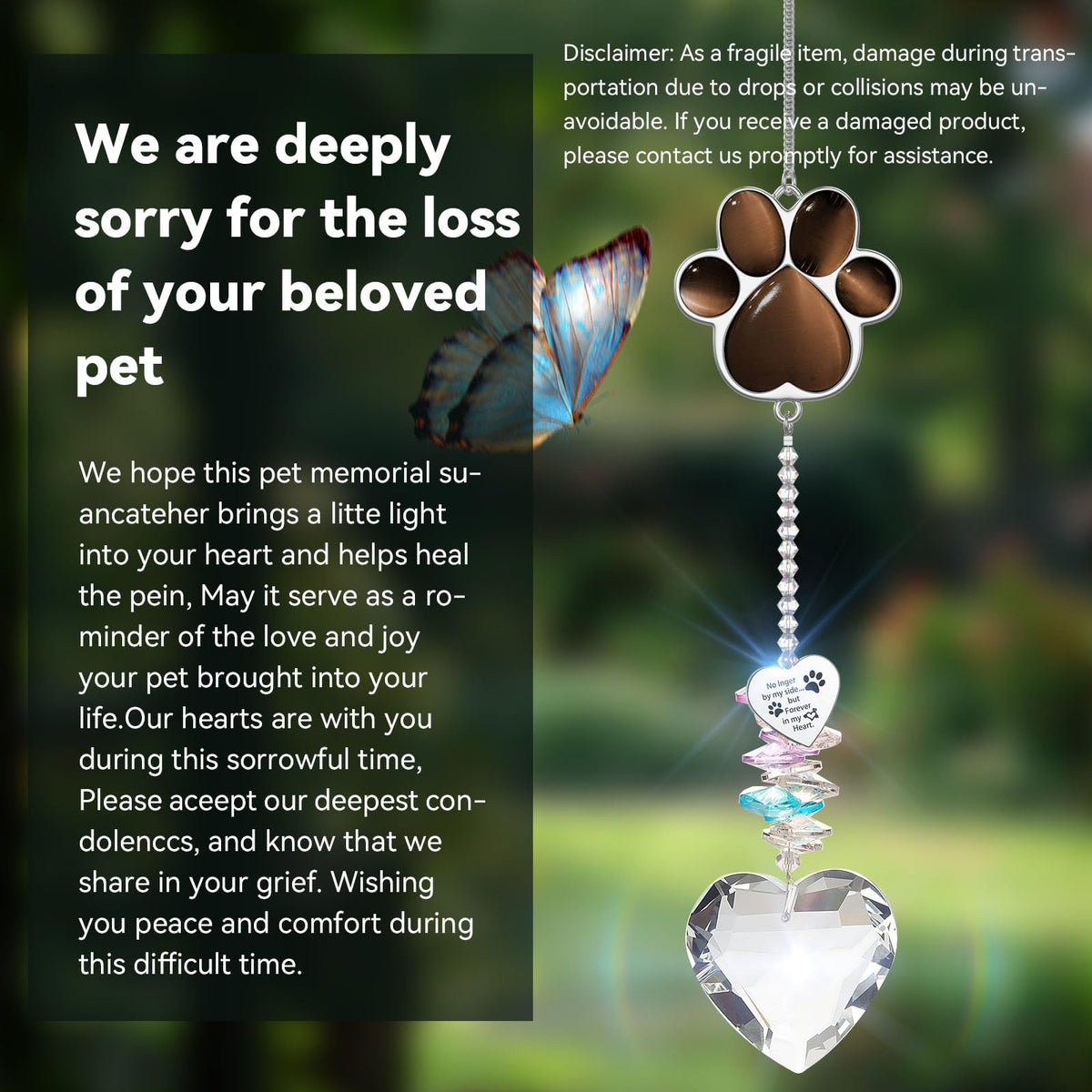 AMETHUARTZ crystal pendant and paw charm capture cherished memories