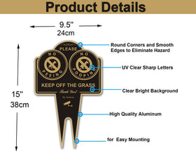Amexiu rust-free aluminum sign 15x9.5 inches durable outdoors