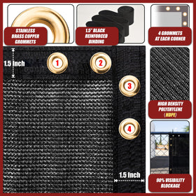 Amgo custom sizes available to fit diverse fence layouts