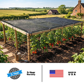 Amgo HDPE fabric resists tearing for durable garden protection