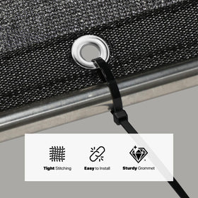 Amgo breathable mesh allows rain and air to pass through