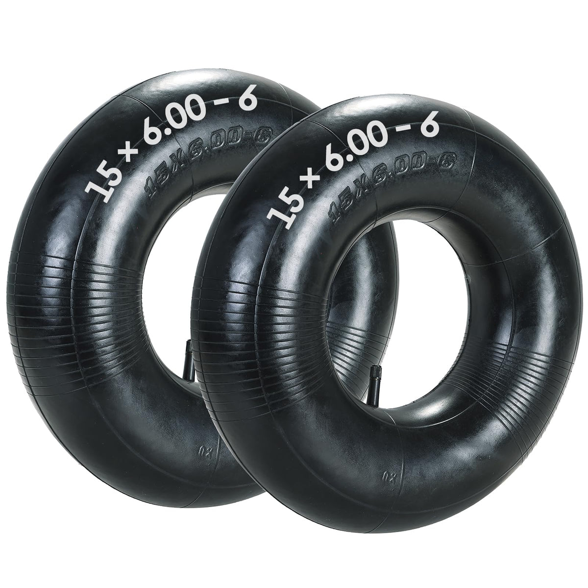 AMGSH 2-pack inner tubes with TR-13 valve for lawn mowers, easy inflation