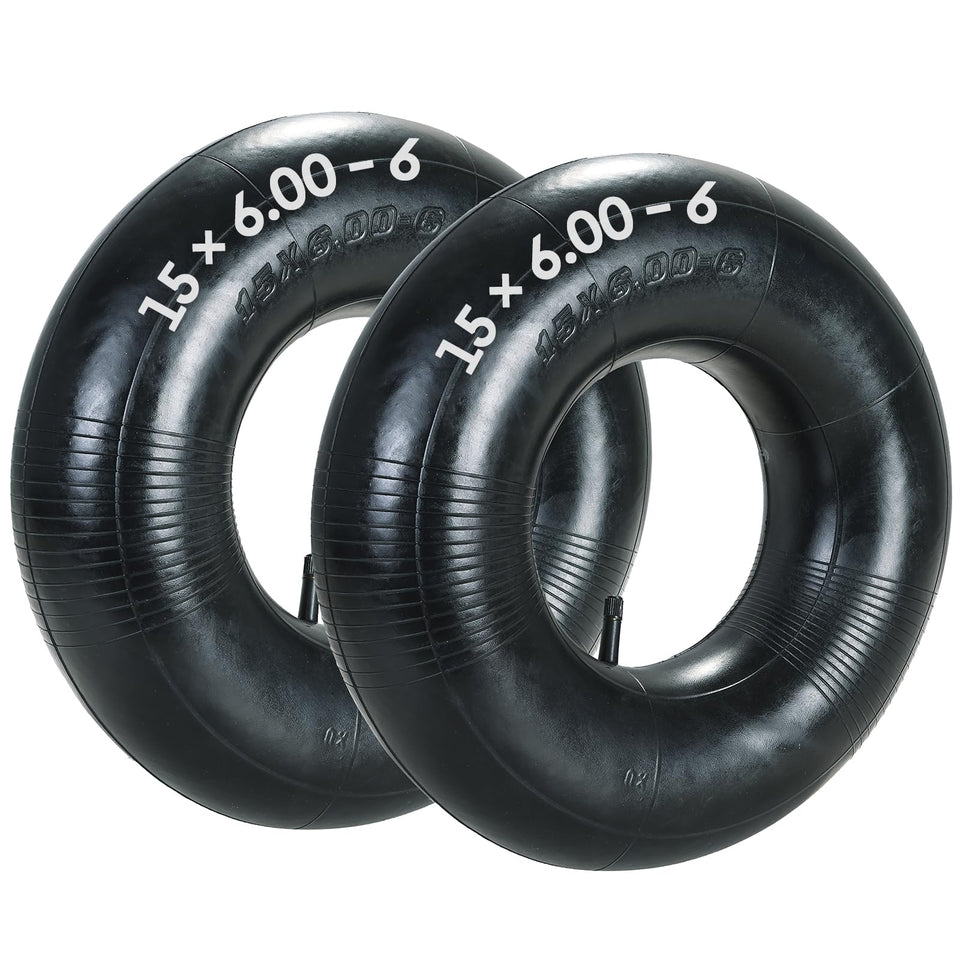 AMGSH 2-pack inner tubes with TR-13 valve for lawn mowers, easy inflation