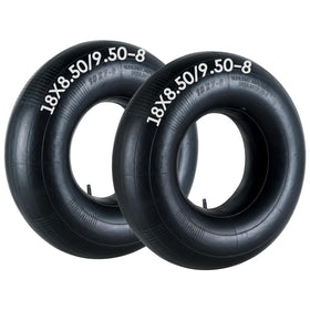 AMGSH 2-pack inner tubes for 18x8.50-9.50-8 with TR13 stem, ready for fast replacement.