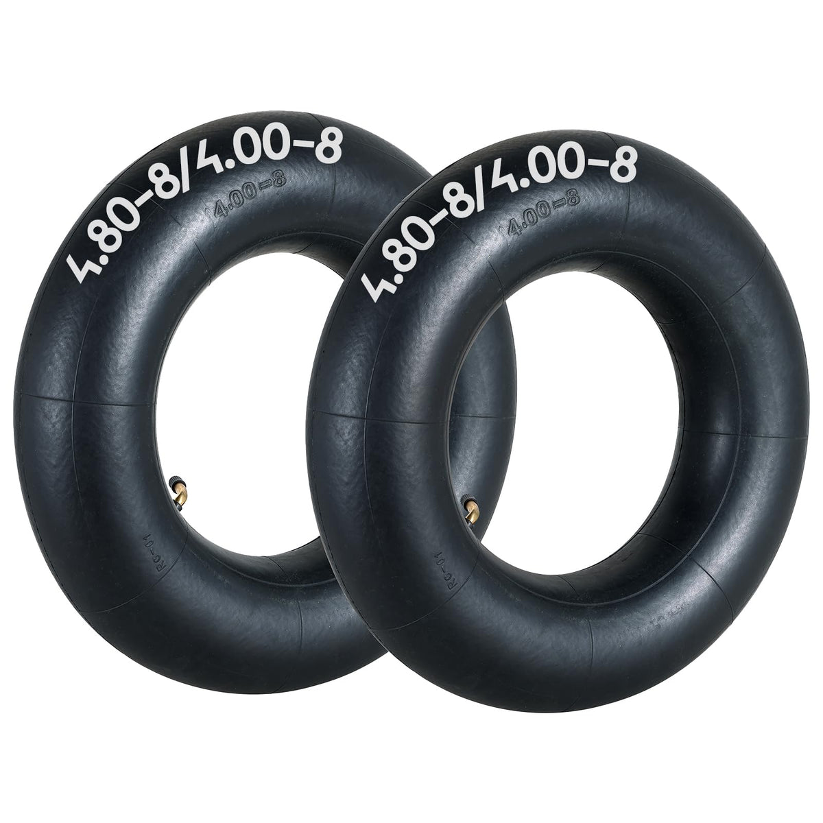 AMGSH inner tube 4.80/4.00-8 with TR87 angled valve for easy inflation.