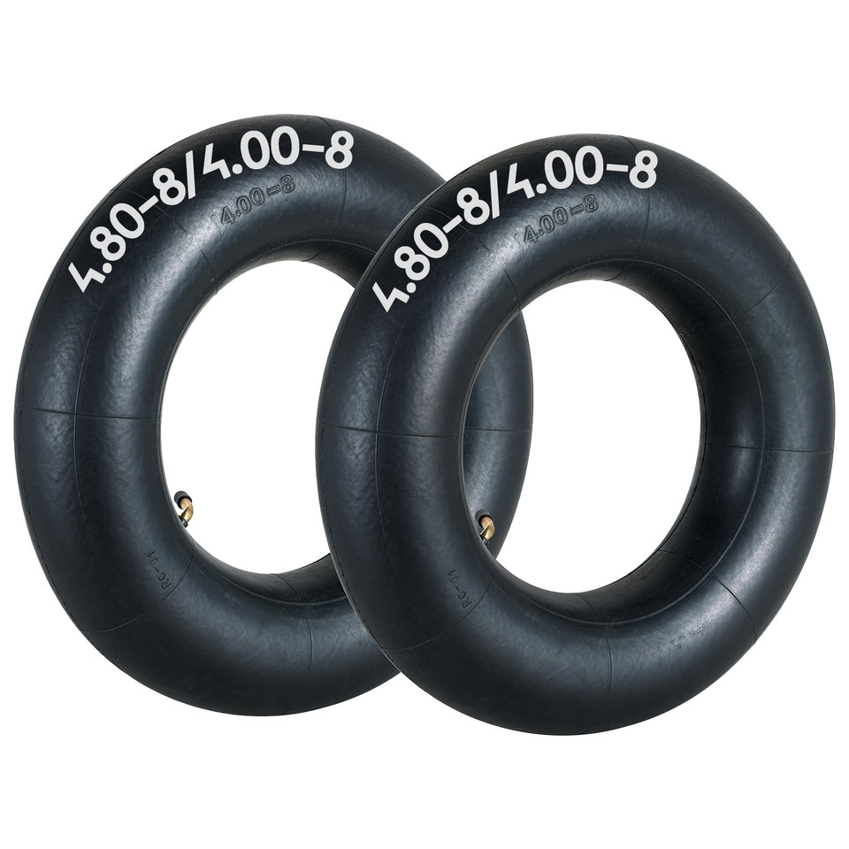 AMGSH inner tube 4.80/4.00-8 with TR87 angled valve for easy inflation.
