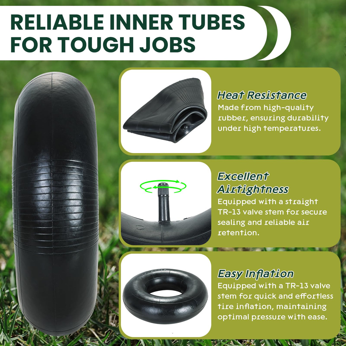 AMGSH TR-13 valve inner tube enables quick inflation and steady pressure