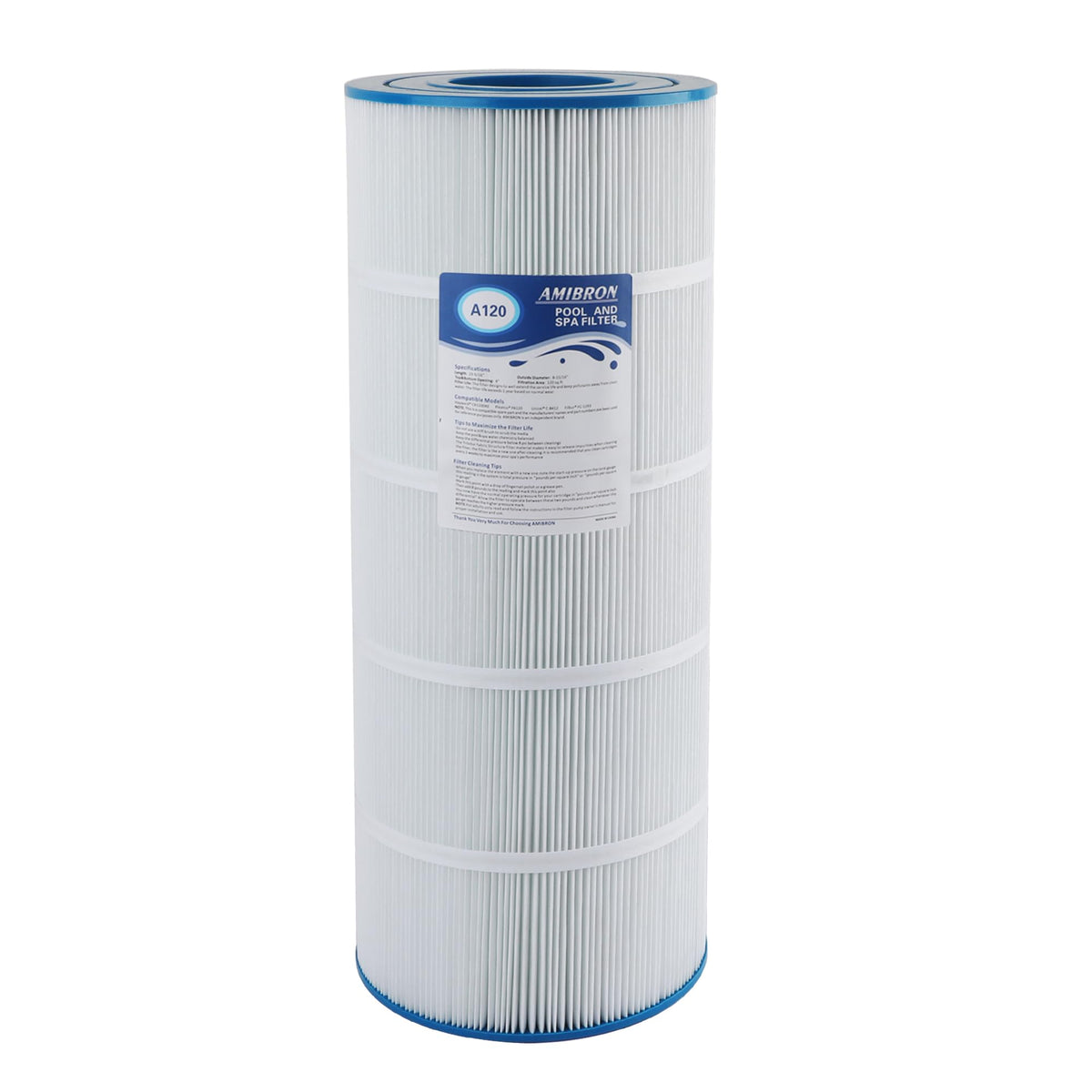 AmiBron C1200 cartridge body fits Hayward CX1200RE for clearer pool water
