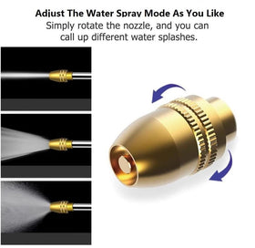 AMIKENY nozzle 360-degree rotation enables versatile spray patterns