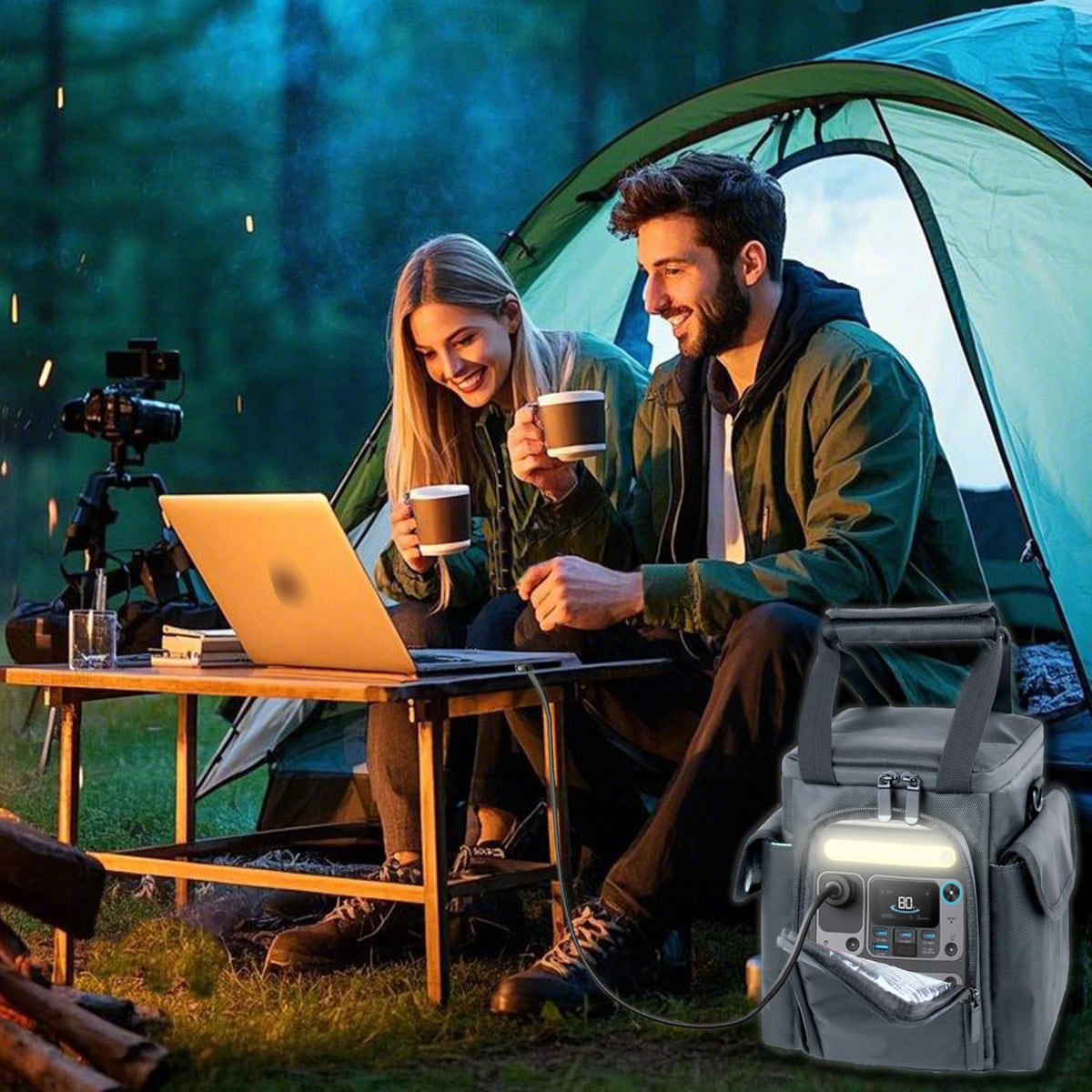Amiumuca adjustable shoulder strap offers comfortable carrying options.