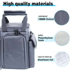 Amiumuca front pocket provides quick access to the power station screen.
