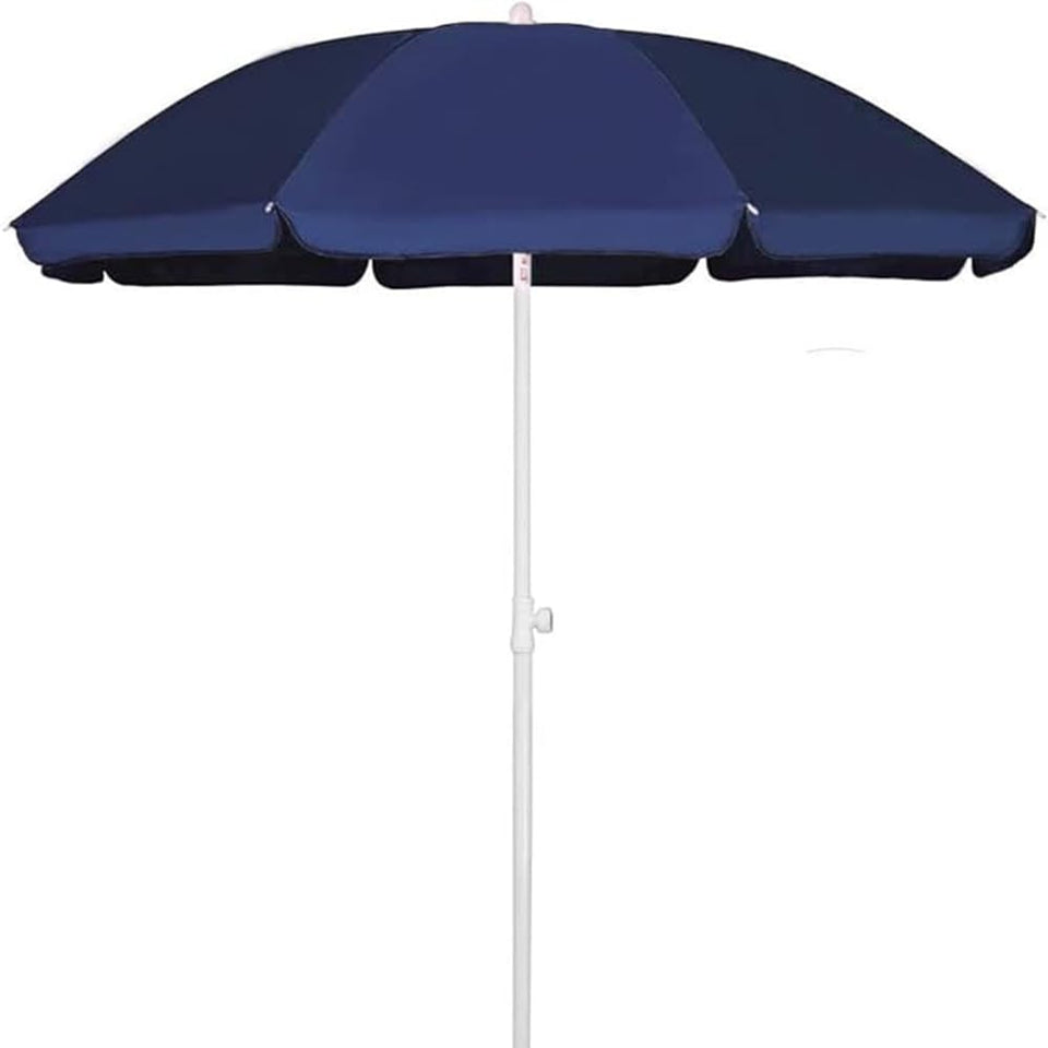 AMMSUN 6ft picnic canopy umbrella provides broad shade for outdoor meals.