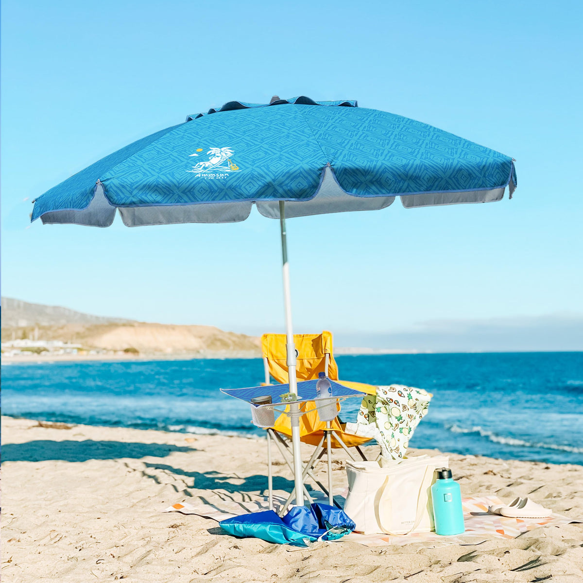 AMMSUN premium pole with height adjustment supports versatile shade height