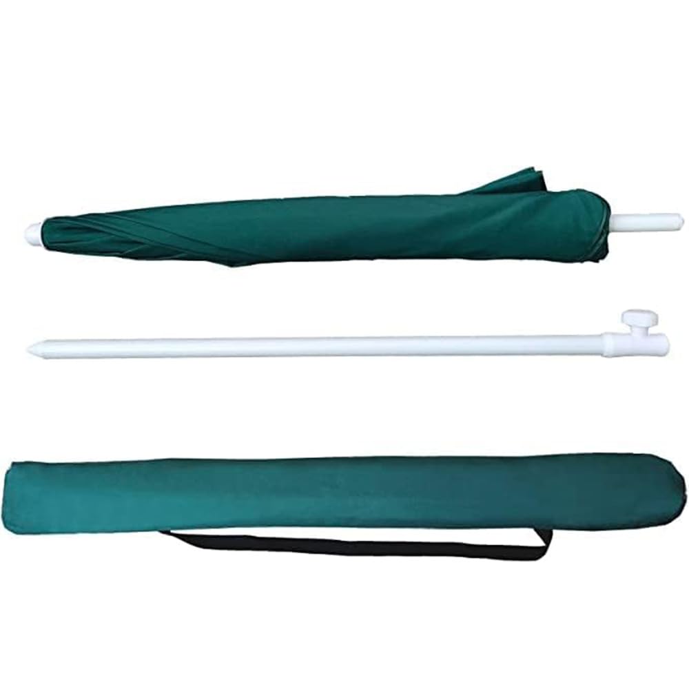 AMMSUN fiberglass ribs and powder-coated pole provide durable support