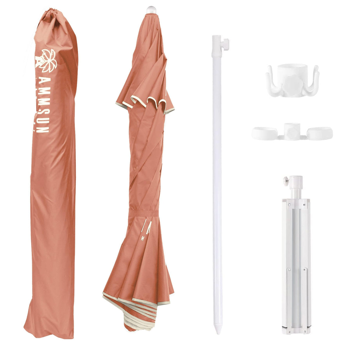 AMMSUN Shade Umbrella lightweight carry bag makes transport easy.