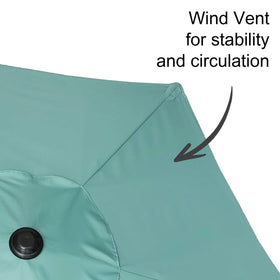 AMMSUN rain proof canopy shields you during light showers outdoors.