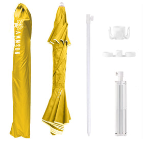 AMMSUN shade umbrella quick setup and packing for on-the-go use.