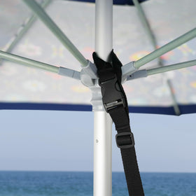 AMMSUN Umbrella Sand Bag attachment to pole for secure placement in windy conditions