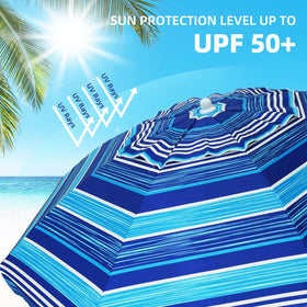 AMMSUN interior silver coating helps reflect heat for cooler shade.