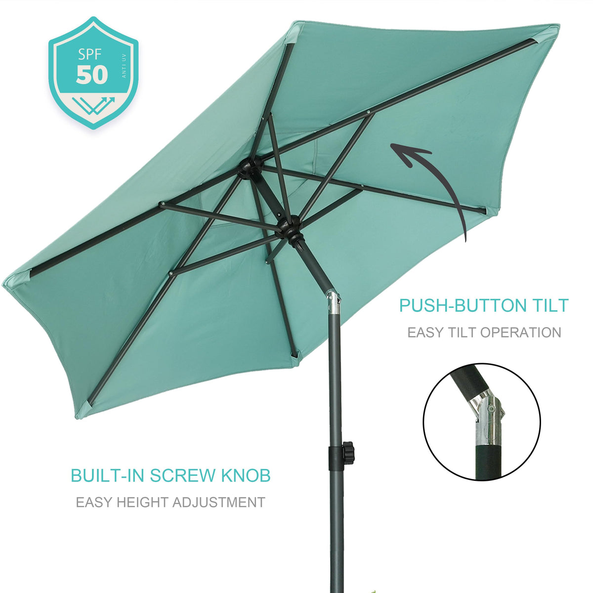 AMMSUN upf50 plus fabric blocks sun while keeping seating cooler.