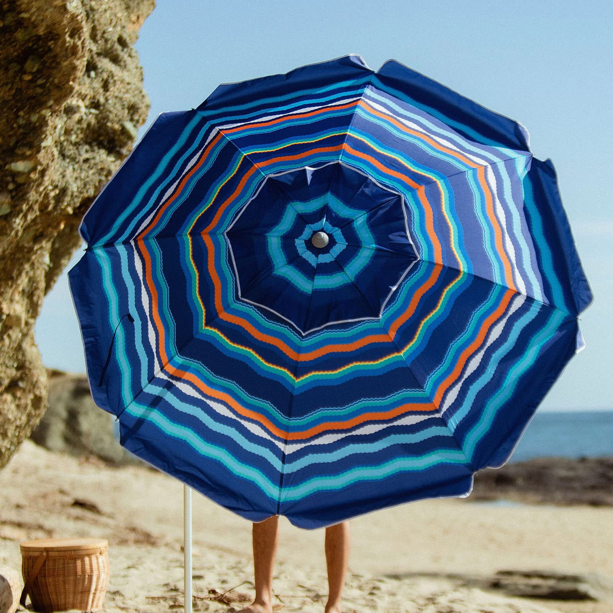 AMMSUN UV-protective fabric shields from harsh sun while outdoors.