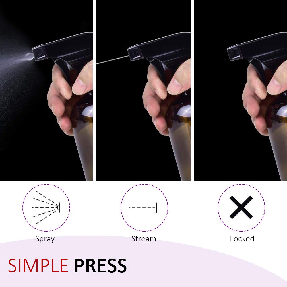 AMORIX adjustable nozzle switchable between mist, stream, and off