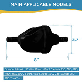Amptyhub Black Max F5B 280 fit—works with 280 series pool cleaners.