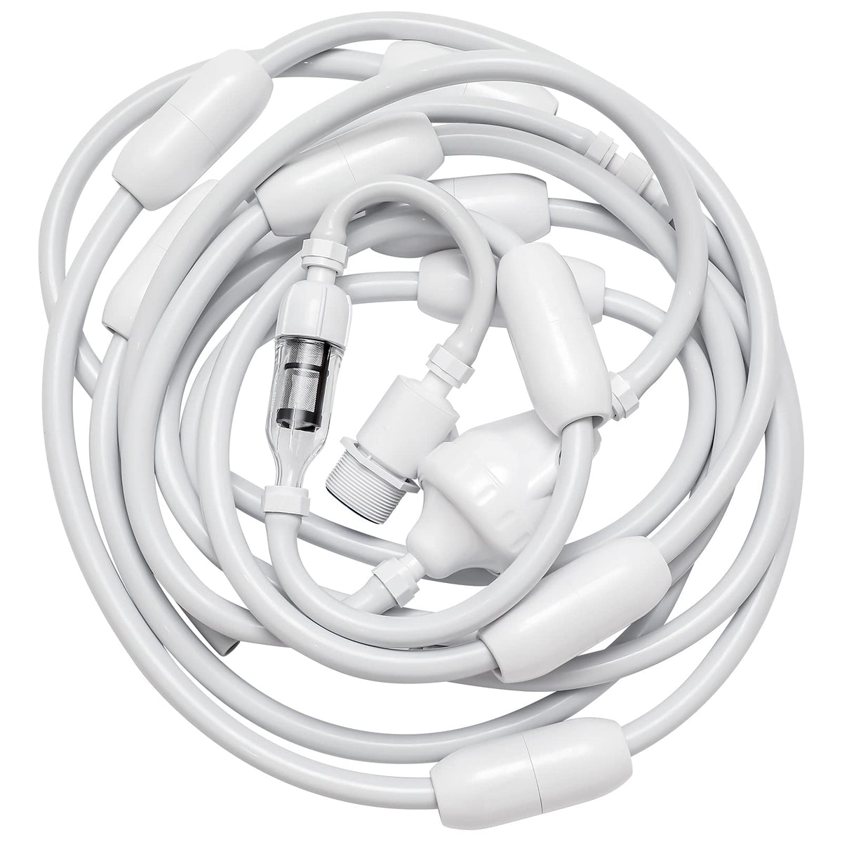 Amptyhub upgrade pool cleaner feed hose assembly for Zodiac Polaris with complete kit; smoother operation.
