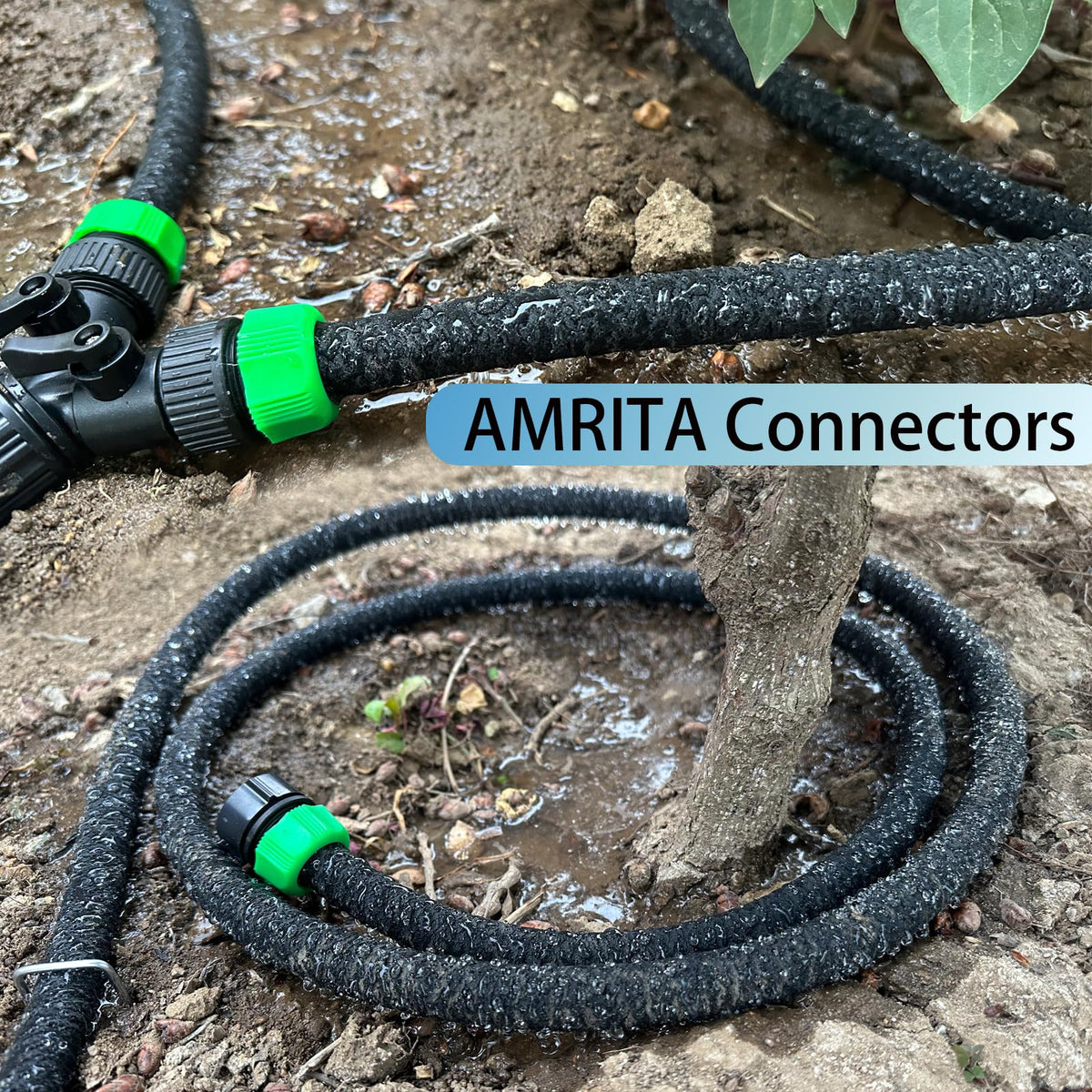 AMRITA repair connector supports quick hose section repairs