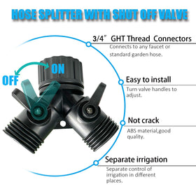 AMRITA three-quarter-inch female connector ensures secure hose joins