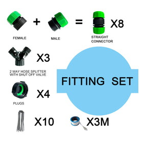 AMRITA hose connectors enable quick, flexible male and female connections