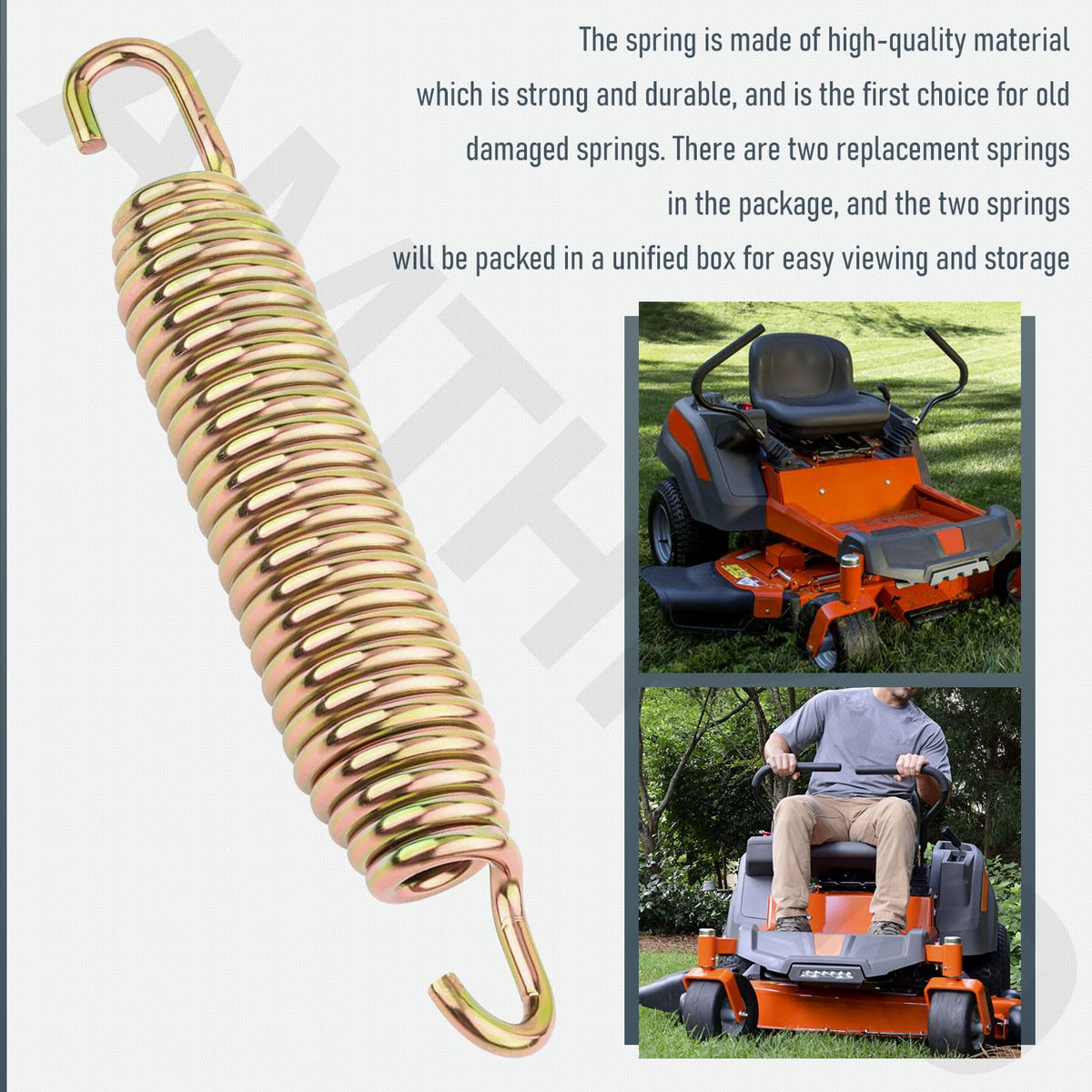 AMTHKNO 034-5039-00 idler spring designed for long-term use