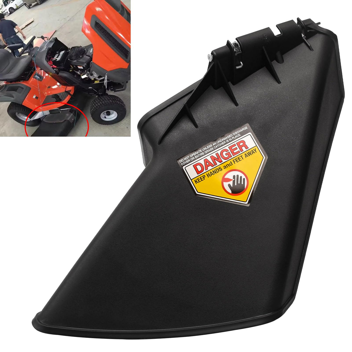 AMTHKNO 631-05229 deck discharge chute deflector product image for precise discharge control